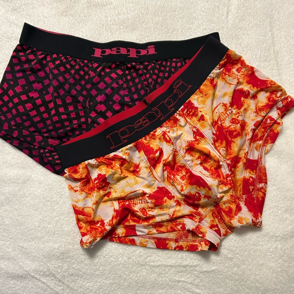 2 pairs Papi trunks. Size L